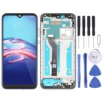 Pantalla Completa TFT para Motorola Moto E con Marco (Azul)