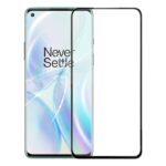 Pantalla Frontal Lente de Cristal Exterior para OnePlus 8 (Negro)