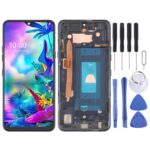 Pantalla Completa con Marco para LG G8X ThinQ LMG850EMW LM-G850 (Negro)
