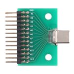 Tarjeta de Prueba Tipo C Masculina USB 3.1 con Tablero PCB 24P y Conector 2P