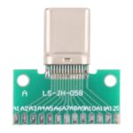 Tarjeta de Prueba Masculina USB 3.1 de Dos Caras Positivo y Negativo con PCB 24Pin Soldado