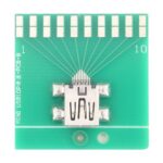 Mini Tablero de Prueba Femenino USB 10 Pin