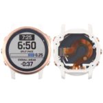 Pantalla Completa para Garmin Fenix 6S con Marco (Oro)