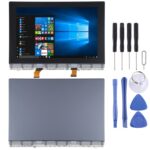 Pantalla Completa para Lenovo Yoga Book Yb1-X91 Yb1-X91L Yb1-X91F con Marco (Gris)