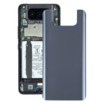 Cubierta Tapa Trasera de Batería de Cristal con Adhesivo para Asus Zenfone 8 Flip ZS672KS (Negro)