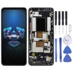 Pantalla Completa Original AMOLED para Asus Rog Phone 5 ZS673KS 1B048IN I005DB I005DA con Marco (Negro)