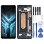 Pantalla Completa OLED Original para Asus Rog Phone 3 ZS661KS I003DD con Marco (Negro)