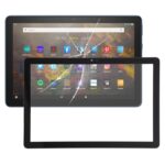 Lente de Cristal Exterior Pantalla Frontal para Amazon Fire HD 10 T76N2B T76N2P (Negro)