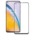 Pantalla Frontal Lente de Vidrio Exterior para OnePlus Nord 2 5G Dn2101 Dn2103 (Negro)