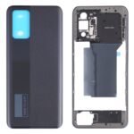 Marco Medio y Cubierta Trasera de Batería para Realme GT Neo RMX3031 (Negro)