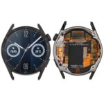 Pantalla Completa Original con Marco para Huawei Watch GT 3 46mm MIL-B19 SM-M536B (Negro)