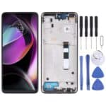 Pantalla Completa TFT para Motorola Moto G 5G con Marco (Púrpura)