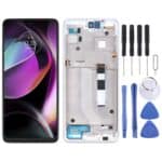 Pantalla Completa TFT para Motorola Moto G 5G con Marco (Blanco)