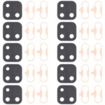 Lentes de Cámara Trasera para Xiaomi Redmi 10C / India / Power / Poco C40 (10 Unidades)