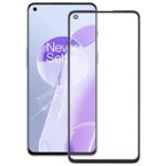 Cristal Exterior Pantalla Frontal para OnePlus 9Rt 5G Mt2110 Mt2111 con Adhesivo OCA (Negro)