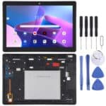 Pantalla Completa para Lenovo Tab M10 HD Tb-X505L Tb-X505 Tb-X505F con Marco (Negro)