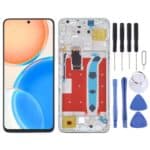 Pantalla Completa Original para Honor X8 con Marco (Plata)