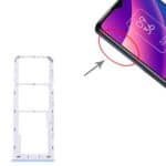 Bandeja Tarjeta SIM y Micro SD Original para TCL 30 SE / 30E / 305 / 306 (Azul Claro) - Imagen 4