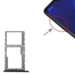 Bandeja Tarjeta SIM para Alcatel 3X + Bandeja Micro SD (Negro) - Imagen 4