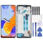 Pantalla Completa Original AMOLED para Xiaomi Redmi Note 11 Pro 4G Redmi Note 11E Pro 5G Poco X4 Pro 5G Redmi Note 11 Pro+ 5G India con Marco