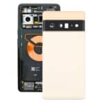 Tapa Trasera de Batería con Marco Medio para Google Pixel 6 Pro (Dorado)