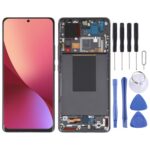 Pantalla Completa Original AMOLED para Xiaomi 12 Pro 12S Pro con Marco (Negro)