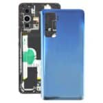 Tapa Trasera de Batería de Vidrio para Vivo iQOO 5 5G (Azul)