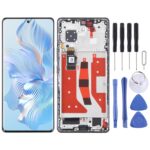 Pantalla Completa Original para Honor 80 con Marco (Negro)