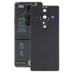 Tapa Trasera de Batería y Tapa de Lente de Cámara para Sony Xperia Pro-I (Negro) Original