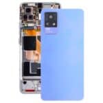 Tapa Trasera de Batería para Vivo Y73 V2059 con Tapa de Lente de Cámara (Púrpura)
