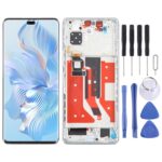 Pantalla Completa Original con Marco para Honor 80 Pro (Plateado)