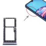 Bandeja Tarjeta SIM y Micro SD para Motorola Moto E (Azul) - Imagen 4
