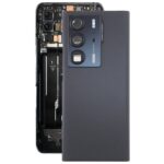 Tapa Trasera de Batería Original para ZTE Axon 40 Ultra A2023P con Cubierta de Lente de Cámara (Negro)