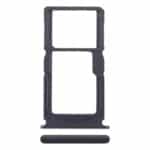 Bandeja Tarjeta SIM + SIM / Micro SD Original para Nokia 8.3 (Negro)