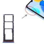 Bandeja Tarjeta SIM y Micro SD para Tecno Pop 5 Pro (Azul) - Imagen 4