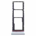 Bandeja Tarjeta SIM y Micro SD para Infinix Hot 11 X662 (Plata)