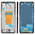 Carcasa Frontal para Xiaomi Poco F5 Marco LCD Placa de Bisel (Negro)