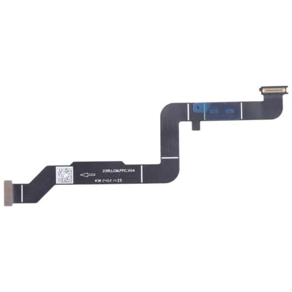 Cinta flexible para reparación de iPhone con conectores y componentes internos.