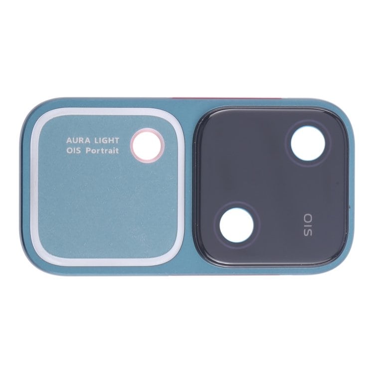Cámara móvil con doble lente y diseño elegante, ideal para fotografía de alta calidad en dispositivo.