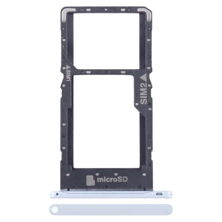 SPS8021W.jpg Bandeja Tarjeta SIM Original para HTC U20 5G + Micro SD (Blanco) - Imagen 1