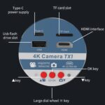 Cámara Microscópica Industrial Kaisi TX1 con Sensor IMX678 55MP 4K Ultra HD - Imagen 4