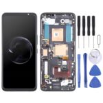 Pantalla Completa AMOLED con Marco para Asus ROG Phone 7/7 Ultimate (Negro)