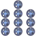 Lente de Cámara Trasera para Realme 12 Pro Original (Azul) (10 Piezas)
