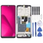 Pantalla Completa con Marco para T-Mobile Revvl 7 5G Tmrv075G (Negro)