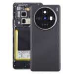 Tapa Trasera de Batería y Tapa Lente de Cámara para Vivo X100 (Negro)