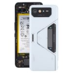 Tapa Trasera de Batería de Vidrio con NFC y Pantalla LCD para Asus Rog Phone 6 Pro Ai2201-D (Blanca)