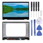 Pantalla Completa para HP Pavilion X360 14-Dw 14M-Dw con Marco (Negro)