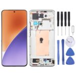 Pantalla Completa Original AMOLED para Xiaomi 15 con Marco (Plata Espejo)