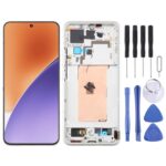 Pantalla Completa Original AMOLED para Xiaomi 15 con Marco (Plata Mate)