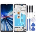 para Boost Mobile Celero 5G Digitalizador Pantalla LCD Completo con Marco (Negro)
